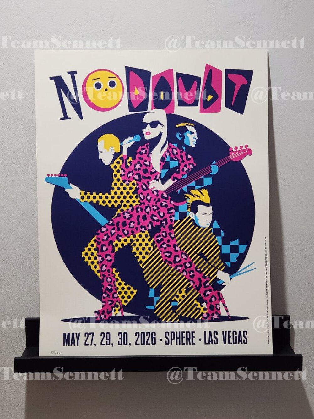 No Doubt Sphere Poster / Weekend 4 / May 27, 29 & 30 / Las Vegas Residency 2026